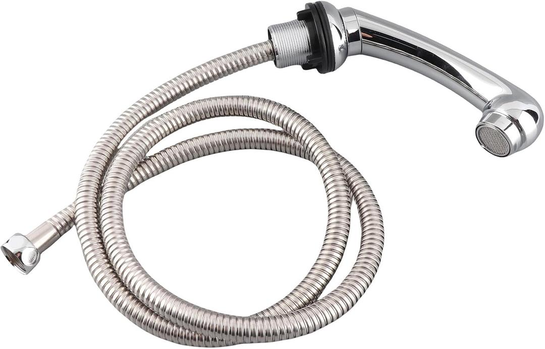Portable Shampoo Spray Hose, Handheld Sprayer Head and Hose for Shampoo Bed Bowl or Backwash Unit, Sink Replacement Part for Salon, Barber Shop, Spa,