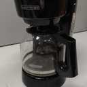 BLACK+DECKER 12-Cup Coffee Maker with Easy On/Off Switch, Easy Pour, Non-Drip Carafe with Removable Filter Basket, Vortex Technology, Black