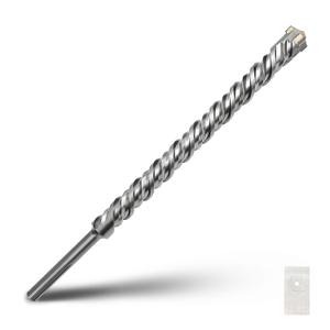 1-1/2 x 18 inch SDS Max Rotary Hammer Drill Bit, 38mm x 460mm Carbide Tip Masonry Drill Bit,Concrete Drill Bit for Masonry, Brick, Stone, Concrete (Length :460mm / 18 inch, 38mm (1-1/2 in) Diameter)