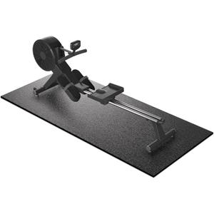 Treadmill Mat for Peloton Bike, Elliptical, Spin Bike, Walking Pad  6mm Non-Slip Floor Mat for Under Treadmill, Exercise Equipment, Gym, Carpet & Hardwood Floor (84"x36"x6mm-black)