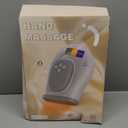 Full Hand Massager with Heat and Compression for Arthritis and Carpal Tunnel, Adjustable Hand Massage Temperatures Compression Models, Blood Circulation Pain Therapy Relax Relief Glove Gift (1-PCS, Silver)