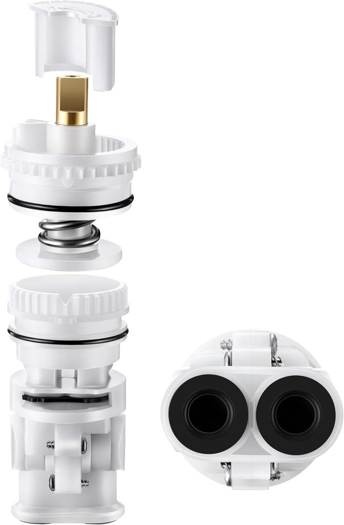 Shower Cartridge Replacement, Compatible with Gerber 97-014/97-022/92-294, Pressure Balance Cartridge with Stem and Bonnet and Temperature Limit, Compatible with Gerber 49-400/700 Shower