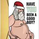 3 x Funny Christmas Card For Him, Humorous Chritmas Card&Gift for Husband Boyfriend Fiance Dad Son Brother Son In Law, Rude Merry Xmas Gift for Boys Men (#1)