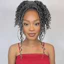 Callia Goddess Locs Crochet Hair 14 Inch 8 Packs Faux Locs Crochet Hair for Black Women Faux Locs with Curly Ends Tgray