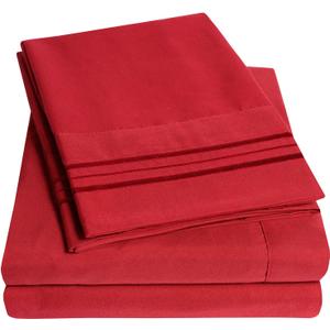 Supreme Collection Twin Red Twin Sheet