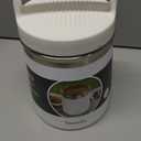 Tovolo Insulated Food Container 2 Quart Food Traveler Thermos for Hot Food and Cold Food Stainless Steel Double Wall Vacuum Insulated Spill Proof Airtight Lid Dishwasher Safe BPA Free White