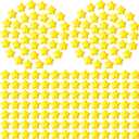 Lenwen 80 Pieces Yellow Star Stress Ball Bulk, 2 Inch Foam Mini Star Stress Relief Toy for Teens and Adults Students Bag Fillers, School Carnival Prizes, Employee Appreciation Gifts