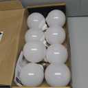 hansang Vanity Light Bulb 5000K Daylight 8 Pack G25 LED Globe Light Bulb for Bathroom Vanity Mirror Decorative,E26 Medium Base, 5W 60W Incandescent Equivalent,500LM,Non-dimmable