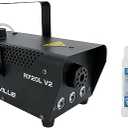 Rockville R720L V2 440W Fog/Smoke Machine, RGB LED Lights, Wireless Timer Remote Controls Fog & LEDs, 0.6L Fluid Included
