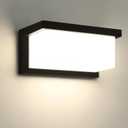 Modern Led Outdoor Wall Lights for House, 18W Porch Light Fixture 3000K 4000K 5000K CCT Selectable, Waterproof IP65 Exterior Lighting for Garage,Front Door