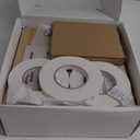 Aboofx 12 PCS 3D Wall Panels, 11.8" x 11.8" Water Resistant Slat Wall Panels Peel and Stick Wallpaper 11.6 Sqft, Light Color EPS Wall Panels for Interior Wall Decor (Light Wood Color)