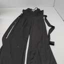 MESLIMA Women's Summer Sleeveless Short Romper Sexy Strap V Neck Wrap Front Tie Casual One Piece Jumpsuit