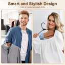 HOUSE DAY Black Plastic Hangers 60 Pack, Clothes Hangers with Non Slip Hooks, Durable & Space Saving Coat Hanger, Light-Weight Clothing Hanger, Perfect Closet Organizer for Everyday Use