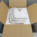 Gold Chandelier Light Fixture, 6-Light Modern Farmhouse Kitchen Chandeliers Over Table Hanging, Industrial Metal Chandeliers for Dining Room Entryway Bedroom Living Room Foyer Hallway