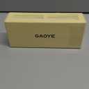 Gaoye 2-Pack of Reading Glasses - Blue-Light Filter, UV Protection - Readers with Rectangle Frames (Black)