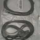 USB to USB C Cable 10ft Right Angle, 3A Fast Charging 90 Degree Long Type C 2.0 Data Transfer Cord Braided for Switch, Steam Deck, iPhone 17/16/15, Galaxy Andriod Phone, MacBook Pro/Air, Tablet-2 Pack