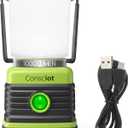 LED Camping Lantern Rechargeable, Consciot Camping Lights, 1000LM, 4 Light Modes, 4400mAh Power Bank, IPX4 Waterproof Tent Lights, Dimmable Flashlight for Emergency, Power Outages, USB Cable Included