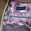 JanSport 26L Cross Town Plus Backpack, Ice Dye Mahogany Haze/White, One Size
