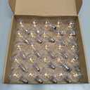 Meconard G40 1.57 Inch Led Replacement Light Bulbs, E12 Screw Base Shatterproof LED Small Globe Light Bulbs for Outdoor String Lights, 1Watt Equvalent to 5 Watt Incandescent Bulbs, Warm White, 25Pack