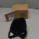 fauson Ear Muffs for Winter Women - Foldable Cat Ear Earmuffs for Women Faux Rabbit Fur Valentines Day Gifts for Her (Black)