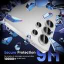 Tensea (3+2PCS Compatible with Samsung Galaxy S25 Ultra Camera Lens Protector, 9H Tempered Glass Camera Cover Screen Protector Metal Individual Ring [Installation Tray][Case Friendly] (Clear)