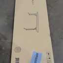 Flash Furniture Kathryn 5' Rectangular Plastic Folding Table, Long Plastic Foldable Table for Indoor/Outdoor Events, White