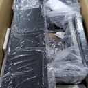 Pro 36 Stainless Steel Utility Sinks, Freestanding Rectangular Laundry Room Sinks, Upgrades Hoses and Drain Kit, Black Commercial Sink for Garage, Outdoor (Black Freestanding Utility Sink) (36 x 21 x 37)