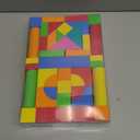 Pairez Toys Foam Building Blocks for Toddlers 1-3, 81 Pieces Soft Stacking Blocks Toy Set, Baby Bath Foam Toys, Sensory and Montosorri Toys for Boys & Girls 18+ Months