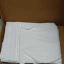 Amazon Basics Standard Breathable 100% Cotton Hypoallergenic Pillow Protector with Zipper, Machine Washable, White, 27 x 21 Inches, Pillows Not Included, Standard