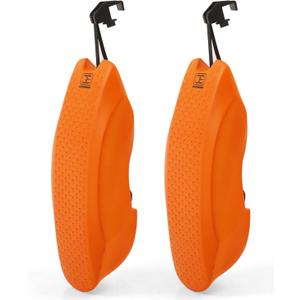 OCEANBROAD Pontoon Fenders Boat Bumpers for Docking 2-Pack, Rail-Mounted Non-Inflatable EVA Foam Fenders with Locking Grooves & Quick-Release Clips, Universal Fit for Pontoon Boats 14-28ft
