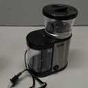 Kaffe Electric Coffee Burr Grinder - 5.5oz - Stainless Steel (Cleaning Brush Included)