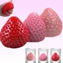 Handmade Strawberry Taba Squishy Toys: 3Pcs Ultra Squishies Squishy Fidget Toys Kawaii Squeeze Toys for Kids and Adults,Relieves Stress Anxiety Gifts for Birthday,Party Favors