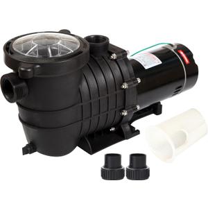TOPWAY 2HP 110V/230V Dual Voltage Swimming Pool Pump 114GPM Filter Garden lnground and Above Ground Pools Water Pump