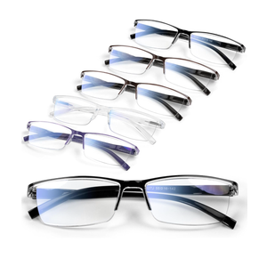 6 pack Executive Style Reading Glasses Men - Durable Readers with 99% Blue Light Blocking - Comfortable Fit with TR90 Frames 6 pack Executive Style Reading Glasses Men - Durable Readers with 99% Blue Light Blocking - Comfortable Fit with TR90 Frames