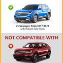 Tuyoung 300lbs Roof Rack Cross Bars Compatible with Volkswagen VW Atlas 2017-2026 with Raised Side Rails(Not For Atlas Cross Sport), Lockble Heavy Duty Anti-Theft Aluminum Roof Rails Crossbars Rooftop