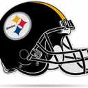 Rico Industries NFL Football Helmet Shape Cut Pennant - Home and Living Room Dcor - Soft Felt EZ to Hang