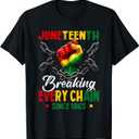 Breaking Every Chain Since 1865 Women Men Juneteenth Freedom T-Shirt