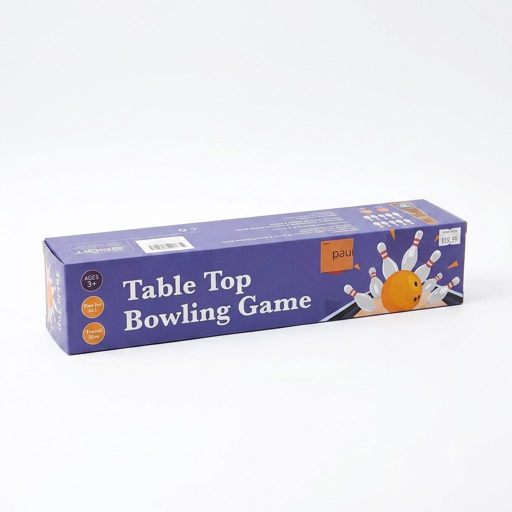 Table Top Bowling Game. Travel Size