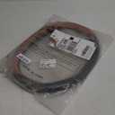 Valleycomfy Microfiber Leather Steering Wheel Covers Universal 15 inch (Brown (Medium(Standard) Size[14.5"-15"])