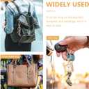 GALPADA High Heel Rhinestone Keychain Elegant Shoe Charm Lightweight Key Ring Pendant for Car Keys Purse Bag Accessory