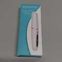 Heated Eyelash Curlers - 2 in 1 Clip-Type, Electric, LED Display, 3 Temp Settings, USB Rechargeable, Natural Curling, 24H Long Lasting, White, Stainless Steel, Includes Clean Brush