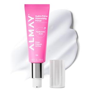 Almay Hydra-Prime Moisturizing Primer, Hydrating, Long-Lasting Makeup, Cruelty-Free, Skin-Smoothing, 100, 0.95 fl oz