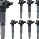 UF622 Ignition Coil Packs For 2011-2016 Ford F150,2011-2020 Ford Lobo,2011-2015 Ford Mustang 5.0L V8 Replaces# BR3Z-12029-A, DG542, C1802, GN10420, 52-2197 8PCS