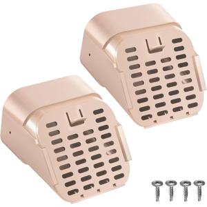 3"x4" 2 Pack Type-A Gutter Downspout Extensions Gutter Downspouts Downspout Diverter Outlet Filter and Leaf Guard for Bottom of Downspouts Extender Adapter for 3 inch x 4 inch downspout Limestone