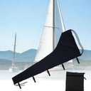 Mainsail Boom Cover Measures 156inches (L) x 45.6 inches (W),fit for Boom Length 12-13' .Please Measure Your Boom and sail Stack Carefully Before Purchase to Ensure the Correct fit.