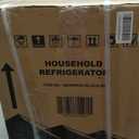 1.6 Cu.ft Mini Fridge with Freezer, Compact Single Reversible Door Refrigerator, Adjustable Thermostat, Ultra Quiet, Energy Efficient for Office, Dorm, Bedroom, Apartment -Black