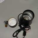 Liquid Motion Lamp with Black Base Glitter Lamps with Yellow Wax in Blue Water for Adults Night Light for Kids Boys Girls Great for Home Office Bedroom Decoration Christmas Birthday Present (16")