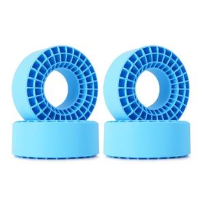 INJORA 2PCS Silicone Rubber Insert Foam for 146-149mm (5.75" OD) 2.2" Tires(Blue)
