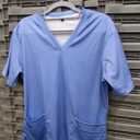 Scrubs Tops For Women Solid Breathable Short Sleeve Scrub Comfortable Medical Uniform Beauty Care Workwear Size S