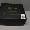 Zalida Wooden Cologne Organizer for Men 4 Tier of Perfume Display Holder of Drawer & 2 Hidden Compartments Larger Storage Space Mens Perfume Organizer Shelf Stand,Gift for Man (4T-Walnut Black)